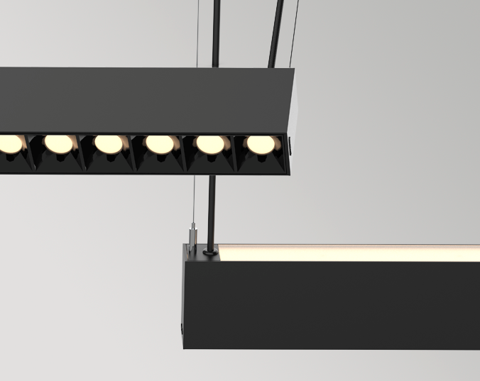 Direct/Indirect Symmetrical Baffles